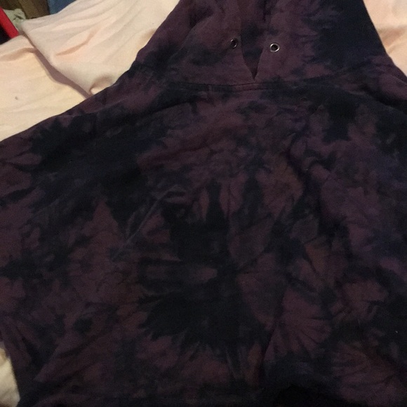 tie dye cropped hoodie - Picture 4 of 4